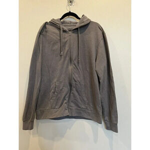 Threads 4 Thought Womens Gray Zip Hoodie Sweatshirt XL